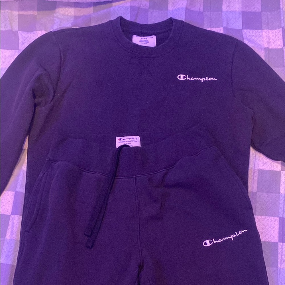 Champion black Tracksuit Set